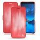 Housse cuir Samsung Galaxy S9 - Rose Patine
