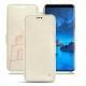 Housse cuir Samsung Galaxy S9 - Blanc escumo