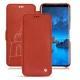 Housse cuir Samsung Galaxy S9 - Arange clouquié