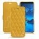Funda de piel Samsung Galaxy S9 - Jaune soulèu - Couture