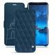 Custodia in pelle Samsung Galaxy S9 - Blu mediterran - Couture