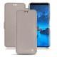 Housse cuir Samsung Galaxy S9 - Taupe innocent
