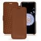Housse cuir Samsung Galaxy S9+ - Marron PU