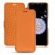 Housse cuir Samsung Galaxy S9+ - Orange PU
