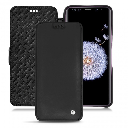 Samsung Galaxy S9+ leather case - Noir ( Nappa - Black ) 