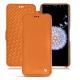 Housse cuir Samsung Galaxy S9+ - Orange ( Nappa - Pantone 1495U ) 