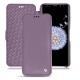 Housse cuir Samsung Galaxy S9+ - Lilas ( Nappa - Pantone 2645U ) 
