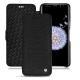 Samsung Galaxy S9+ leather case - Ebène ( Sleek P C12 - Black ) 