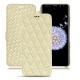 Funda de piel Samsung Galaxy S9+ - Ivoire - Couture ( Sleek P C12 - White ) 
