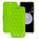 Samsung Galaxy S9+ leather case - Vert fluo - Couture