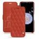 Funda de piel Samsung Galaxy S9+ - Arange clouquié - Couture