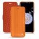 Custodia in pelle Samsung Galaxy S9+ - Abaca arancio