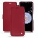 Housse cuir Samsung Galaxy S9+ - Rouge passion