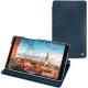 Housse cuir Huawei MediaPad M5 8 - Jean vintage ( Roughtcut - Pantone 285U  ) 