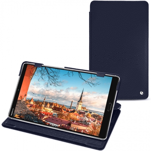 Huawei MediaPad M5 8 leather caseCobalt ( Pantone #2b253f ) 