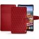 Capa em pele Huawei MediaPad M5 8 - Rouge - Couture ( Nappa - Pantone 199C ) 