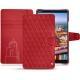 Huawei MediaPad M5 8 leather case - Rouge troupelenc - Couture