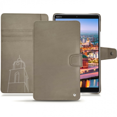 Capa em pele Huawei MediaPad M5 8Darboun sabla ( Pantone #BCB1A1 )