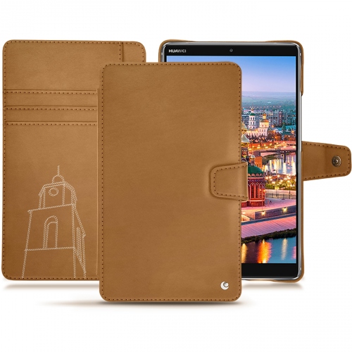 Funda de piel Huawei MediaPad M5 8Castan esparciate ( Pantone #824F2A )
