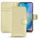 Capa em pele Huawei P20 Lite - Beige ( Nappa - Pantone 7502C ) 