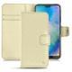 Huawei P20 Lite leather case - Ivoire ( Sleek P C12 - White ) 