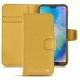 Huawei P20 Lite leather case - Mimosa ( Pantone 141C ) 