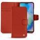 Huawei P20 Lite leather case - Papaye ( Pantone 180C ) 