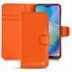 Funda de piel Huawei P20 Lite - Orange fluo
