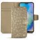 Custodia in pelle Huawei P20 Lite - Autruche desert