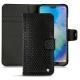 Huawei P20 Lite leather case - Serpent nero