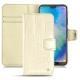 Funda de piel Huawei P20 Lite - Crocodile milk