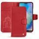Housse cuir Huawei P20 Lite - Rouge troupelenc