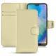 Huawei P20 Lite leather case - Beige PU