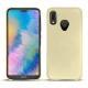レザーケース Huawei P20 Lite - Beige ( Nappa - Pantone 7502C ) 