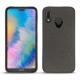 Coque cuir Huawei P20 Lite - Anthracite ( Pantone 424C ) 