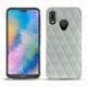 Funda de piel Huawei P20 Lite - Gris - Couture ( Nappa - Pantone W428C ) 