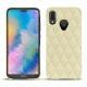 レザーケース Huawei P20 Lite - Ivoire - Couture ( Sleek P C12 - White ) 