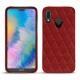 Custodia in pelle Huawei P20 Lite - Tomate - Couture ( Pantone 187C ) 