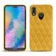 Lederschutzhülle Huawei P20 Lite - Jaune soulèu - Couture
