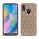 Huawei P20 Lite leather cover - Taupe vintage - Couture
