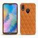 Huawei P20 Lite leather cover - Mandarine vintage - Couture