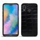 Funda de piel Huawei P20 Lite - Crocodile nero