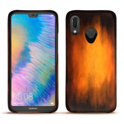 レザーケース Huawei P20 LiteFauve Patine