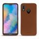 Coque cuir Huawei P20 Lite - Marron PU