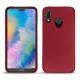 Coque cuir Huawei P20 Lite - Rouge passion