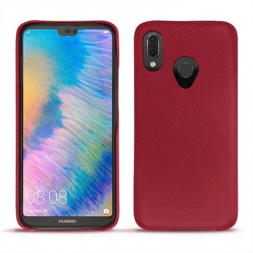 Custodia in pelle Huawei P20 LiteRouge passion ( Pantone #a6192e ) 