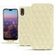 Funda de piel Huawei P20 - Ivoire - Couture ( Sleek P C12 - White ) 
