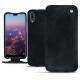 Funda de piel Huawei P20 - Dark vintage ( Roughtcut - Black#5256 ) 