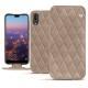 Housse cuir Huawei P20 - Taupe vintage - Couture