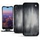 Housse cuir Huawei P20 - Gris Patine